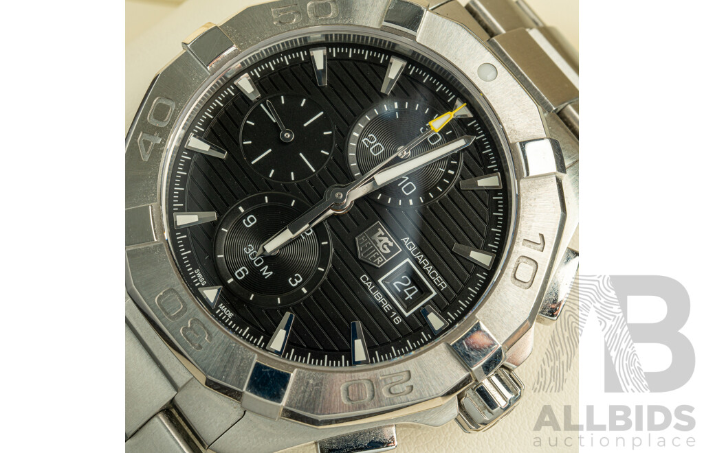 TAG Heuer Aquaracer Mens Watch, CAY2110-0, with Original Presentation Box with Instruction Booklet & Warranty Card