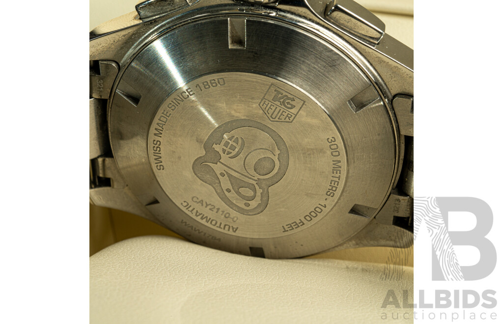 TAG Heuer Aquaracer Mens Watch, CAY2110-0, with Original Presentation Box with Instruction Booklet & Warranty Card
