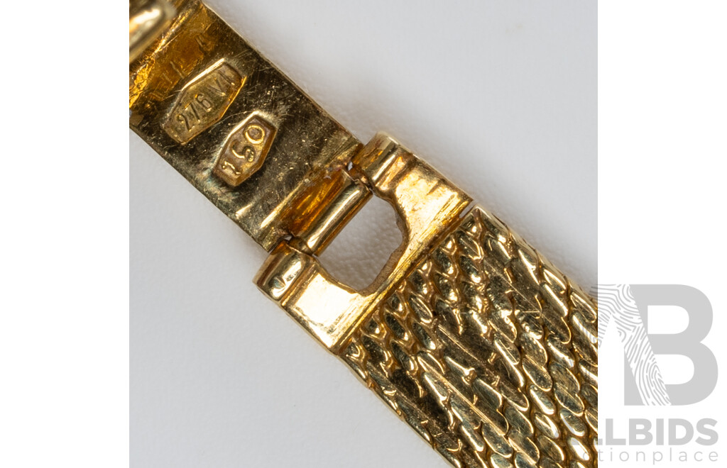 18ct Certina Diamond Set Vintage Ladies Watch, TDW0.06ct, 24.14 Grams