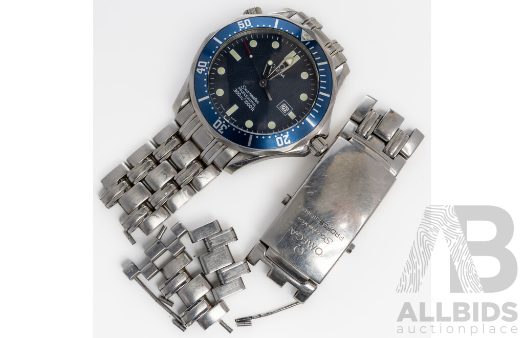 Omega Seamaster 300M Professional Men's Watch, Blue Face, 2541.80.00