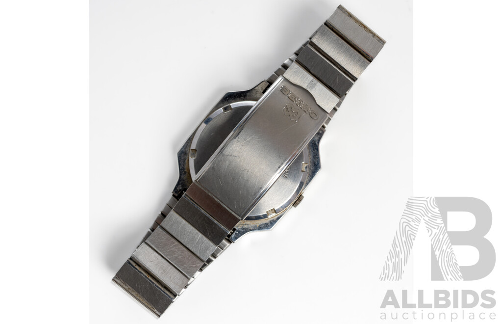 Seiko Quartz Vintage Lion Head Watch, Circa 1980, 7123-5300