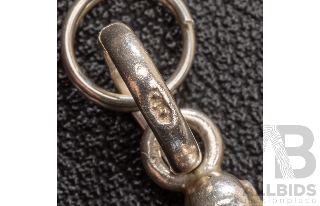 Links of London (6) Sterling Silver Charms, as New,  25.06 Grams