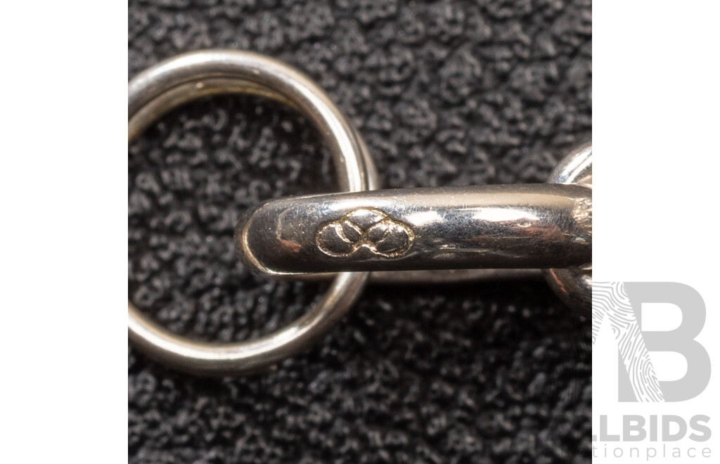 Links of London (6) Sterling Silver Charms, as New,  25.06 Grams
