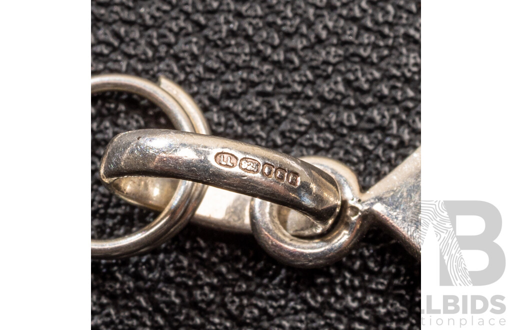 Links of London (6) Sterling Silver Charms, as New,  25.06 Grams