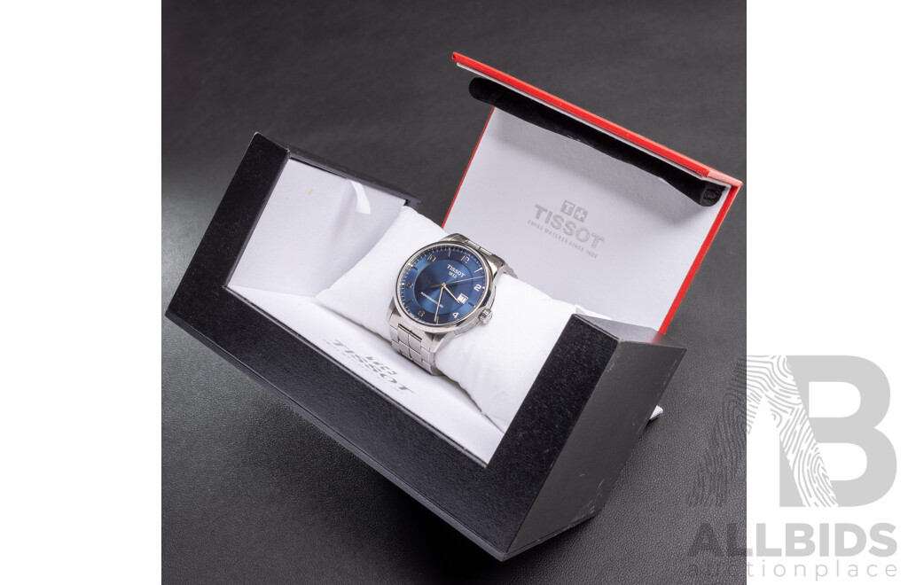 Tissot 1853 Powermatic 80 Mens Watch, T086407 A, Blue, with Presentation Box