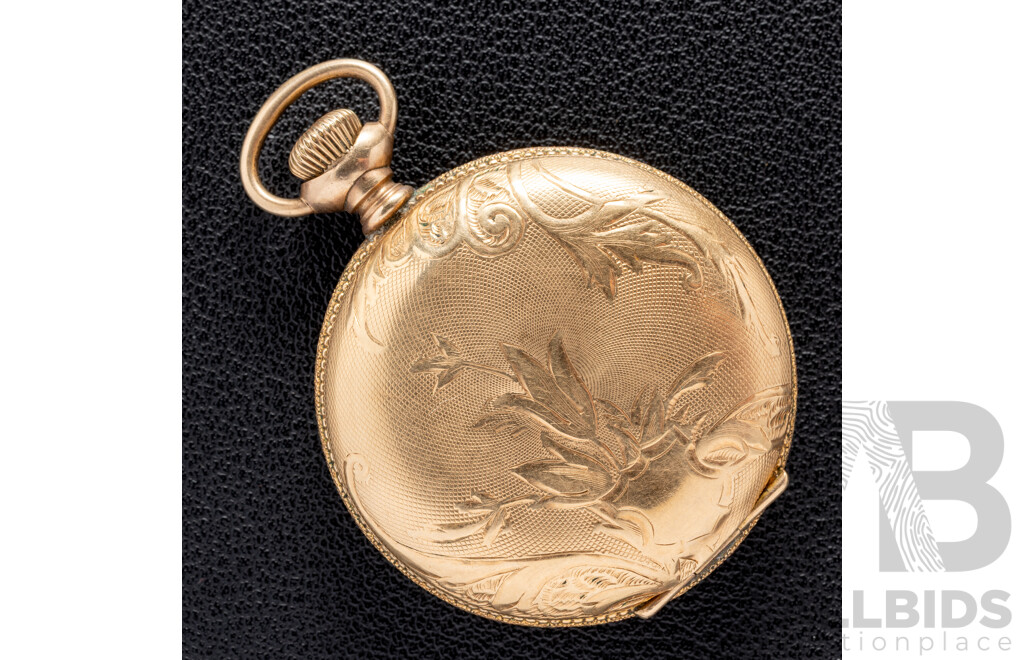 J Boss 14ct Gold Filled Guaranteed 25 Yrs 7071952, 36mm Pocket Watch Casing Only