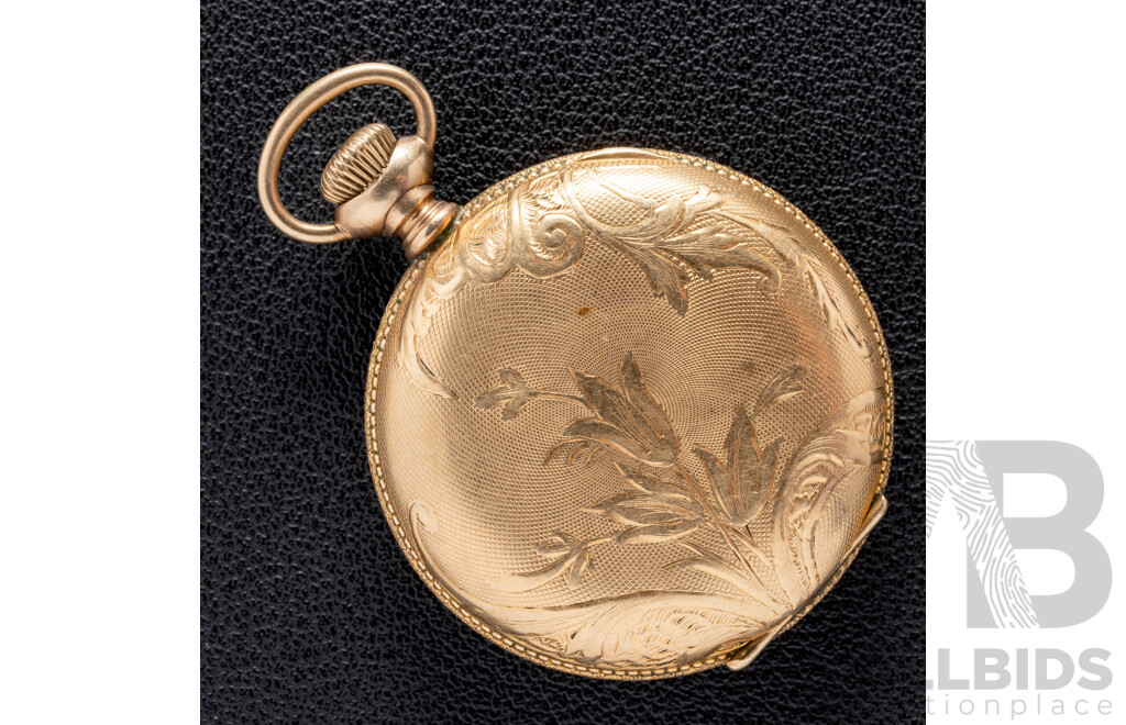 J Boss 14ct Gold Filled Guaranteed 25 Yrs 7071952, 36mm Pocket Watch Casing Only