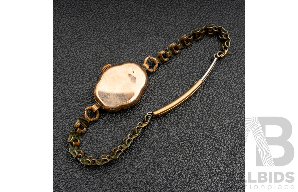 9ct Cyrus Swiss Made 15 Jewels Vintage Watch, 4Y1102, with Original Box & Tag, 11.74 Grams