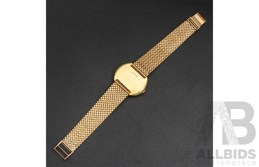 9/10ct Gerard-Perregaux Vintage 1970's Dress Watch, Manual Winding Working,  73.37 Grams