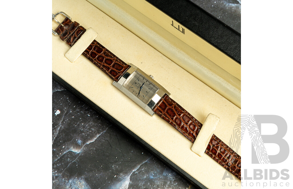 Dunhill Vintage Watch, 93 10509, Manual Winding, with Original Presentation Box