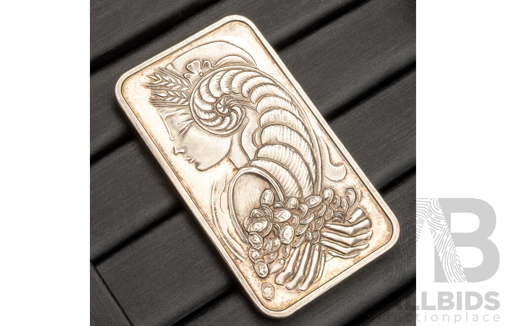 PAMP Suisse Lady Fortuna One Troy Ounce .999 Fine Silver Bullion, 31.12 Grams