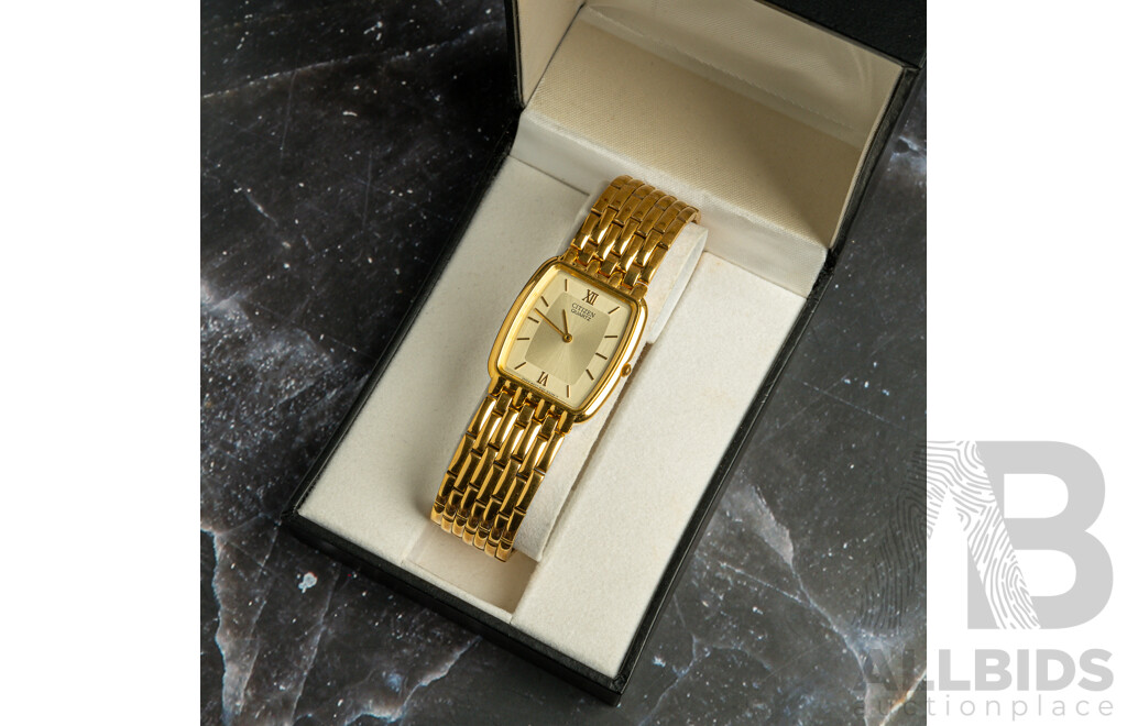 Citizen Ladies Watch, 6020-S36882, 2001 with Original Presentation Box with Instruction Booklet/warranty