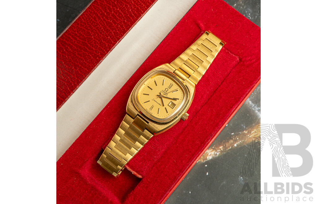 Omega Seamaster Automatic Vintage Watch, MD 7660819, Working with Original Presentation Box & International Guarantee 1980