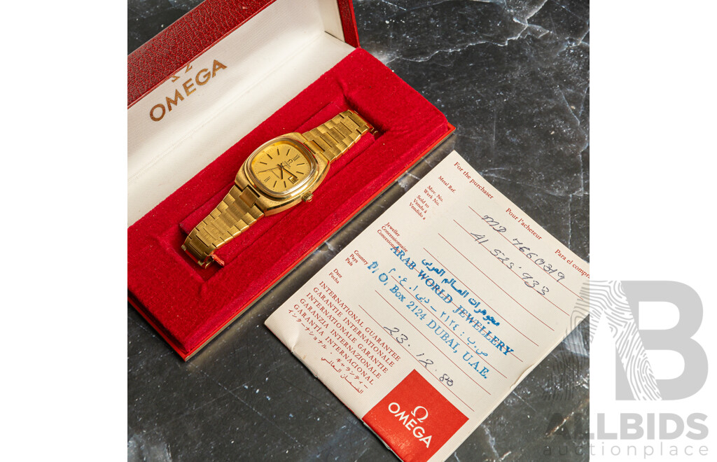 Omega Seamaster Automatic Vintage Watch, MD 7660819, Working with Original Presentation Box & International Guarantee 1980