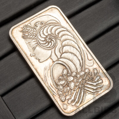 PAMP Suisse Lady Fortuna One Troy Ounce .999 Fine Silver Bullion, 31.12 Grams