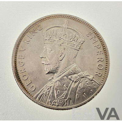 Rare Australian 1934-35 Silver KGV Florin, Commemorative Victoria Centenary .925