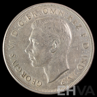 Australian 1937 KGVI Silver Crown .925