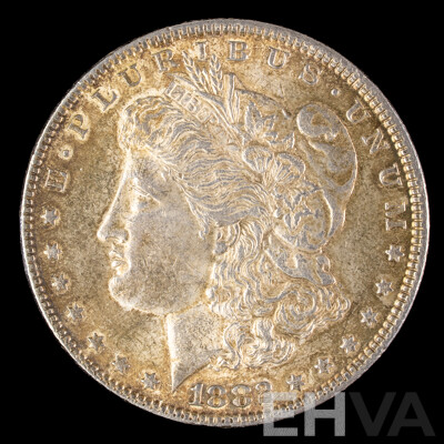 USA 1882 Silver Morgan Dollar, Philadelphia Mint .900