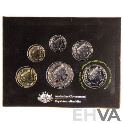 Australian 2013 UNC Six Coin Special Edition Set, Includes Coloured Twenty Cent Coin