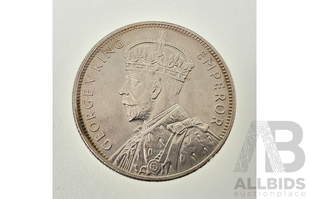 Rare Australian 1934-35 Silver KGV Florin, Commemorative Victoria Centenary .925