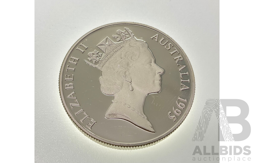 Australian RAM 1995 Silver Piedfort Ten Dollar Coin, Numbat .925