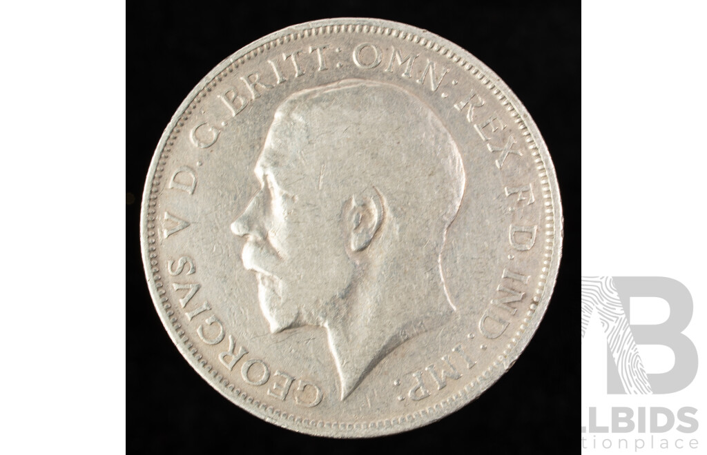 United Kingdom 1915 KGV Silver Florin .925