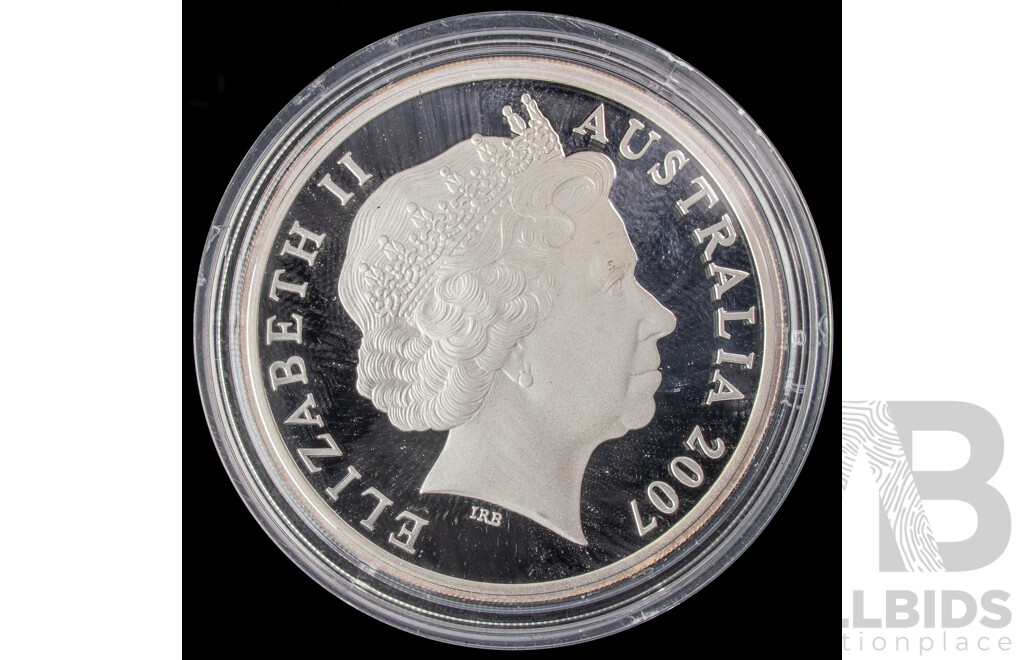 Australian RAM 2007 Silver Proof Five Dollar Coin, 75th Anniversary Sydney Harbour Bridge .999