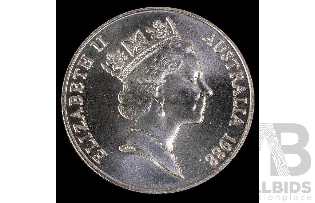Australian 1988 Silver Ten Dollar Coin, Bicentennial .925