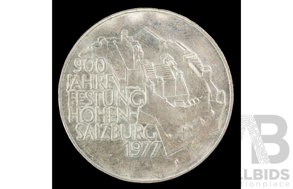 Austria 1977 Silver One Hundred Schilling Coin .640