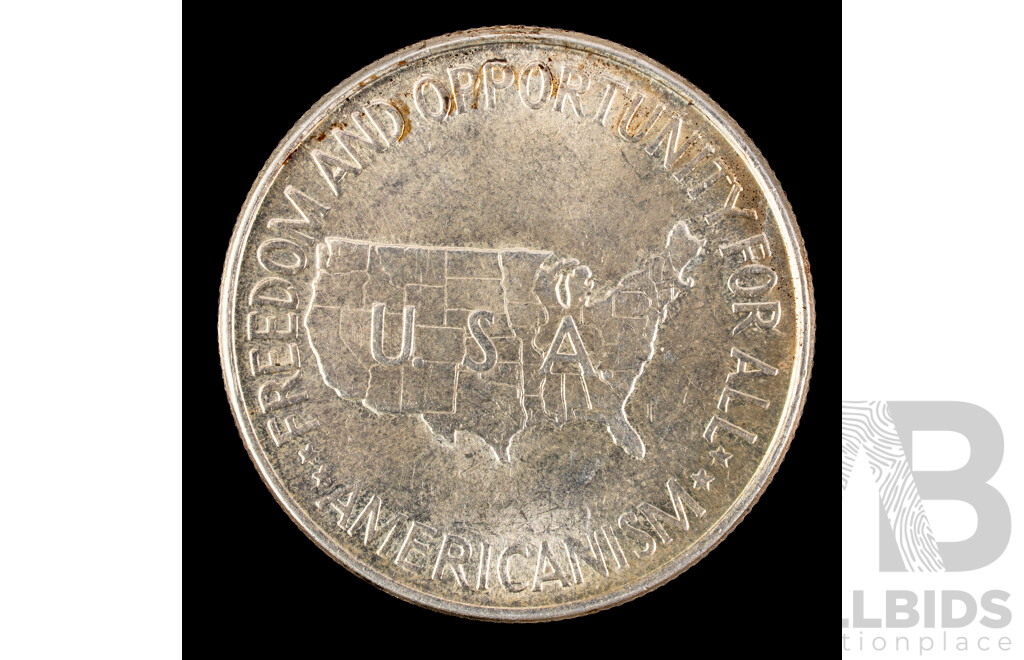 USA 1952 Silver Commemorative Washington/Carver Half Dollar  .900