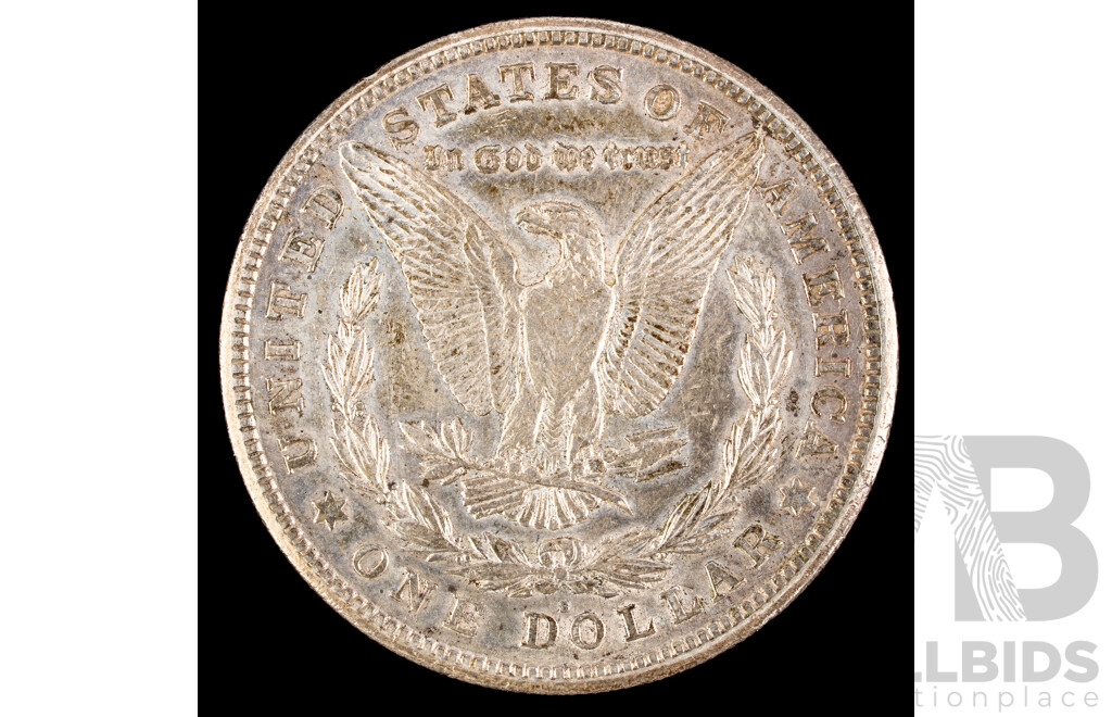 USA Silver 1921 Morgan Dollar, San Fransisco .900