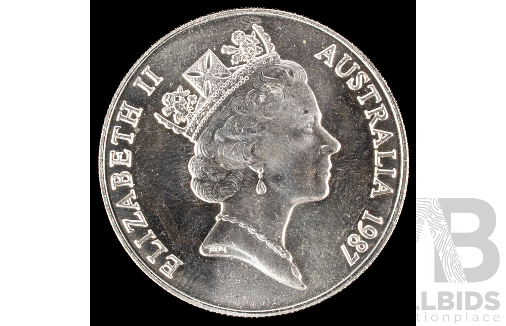 Australian 1987 Silver Ten Dollar Coin, State Series, New South Wales .925