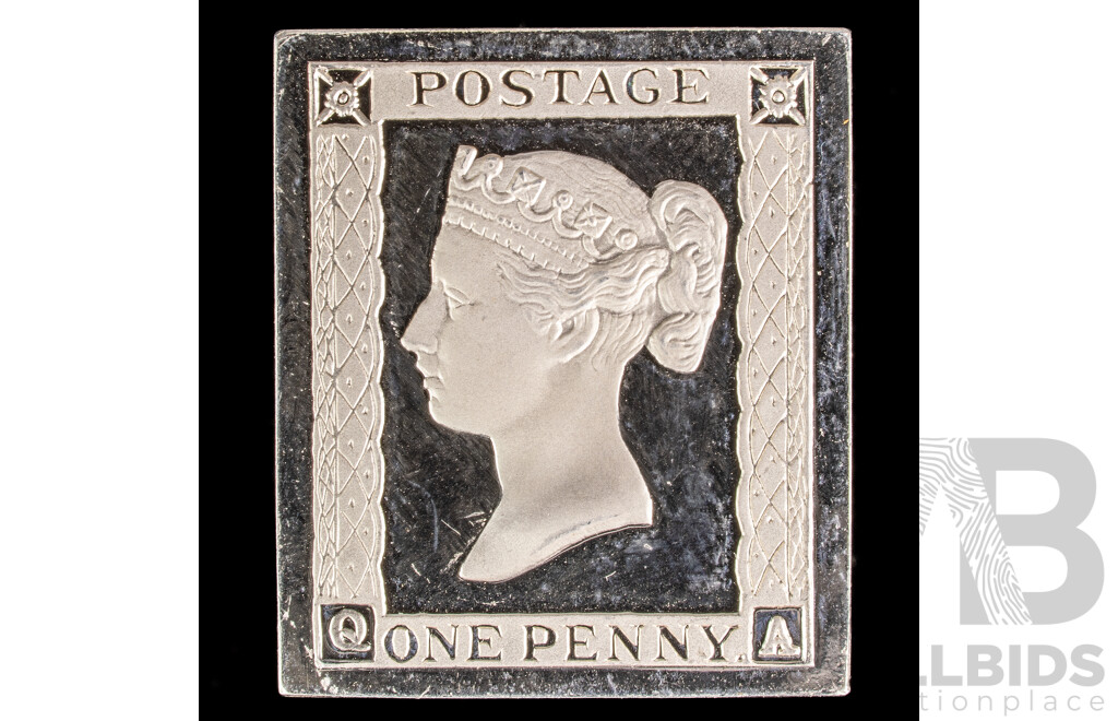Penny Black Sterling Silver Ingot .925