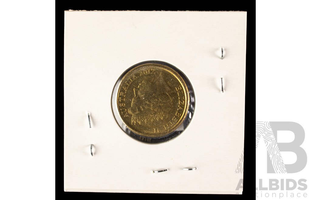 Australian 2012 Two Dollar Coin, Remembrance 'Red Poppy'