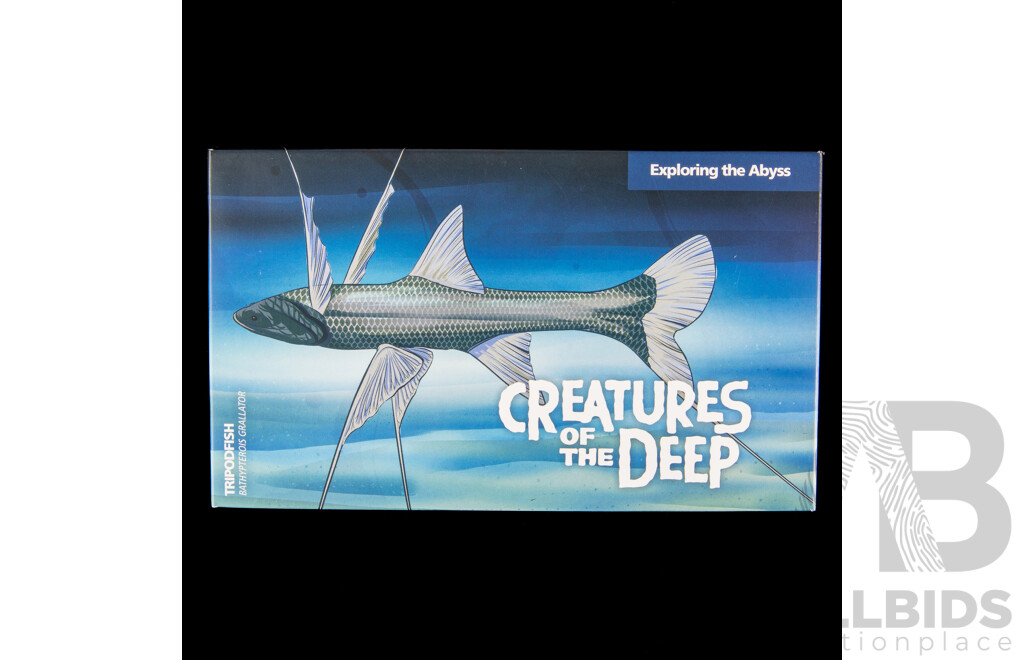 Australian RAM 2023 Commemorative One Dollar Coin Set, Creatures of the Deep and Coloured Fifty Cent, Humpback Whale