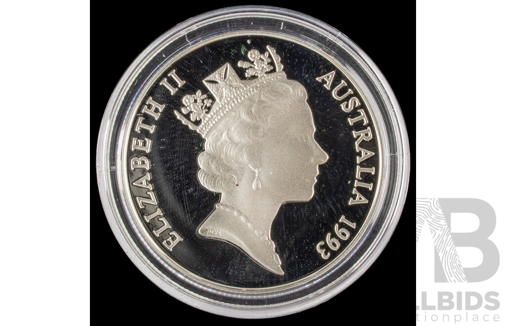 Australian RAM 1993 Silver Proof Ten Dollar Coin, State Series, Australian Capital Territory .925