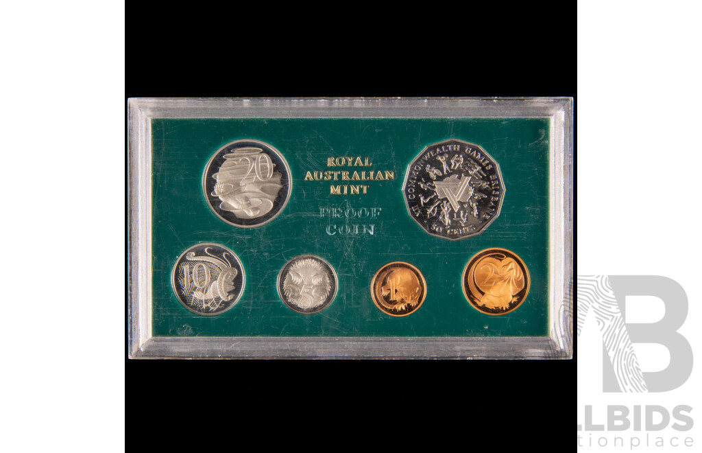 Australian RAM 1982 Proof Coin Set, Commonwealth Games