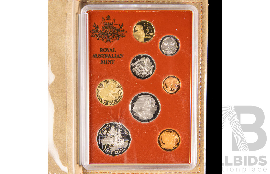 Australian RAM 1988 Eight Proof Coin Set