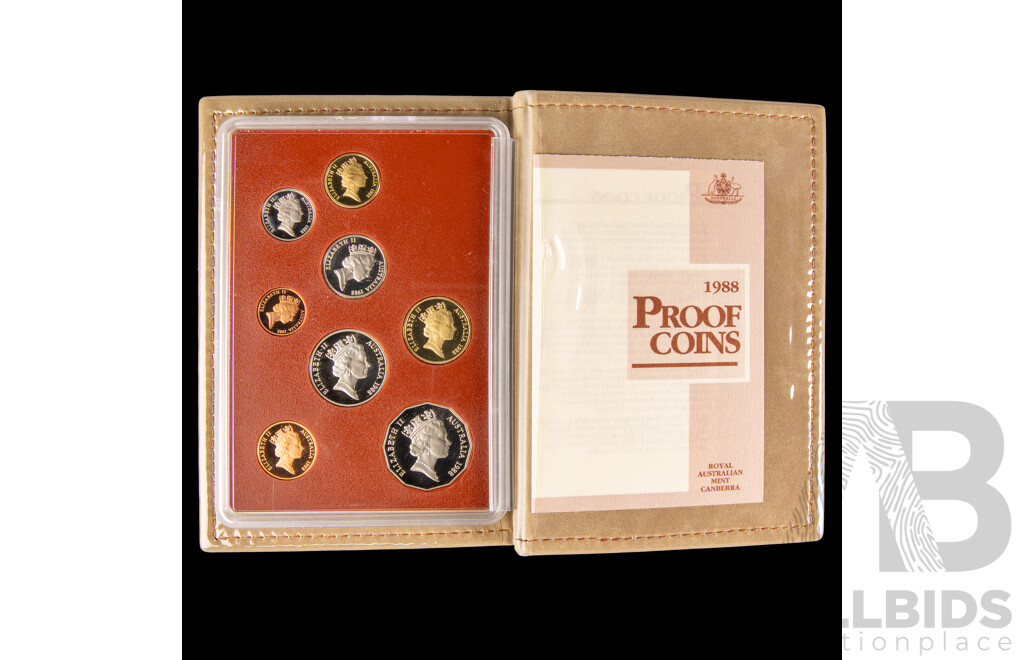 Australian RAM 1988 Eight Proof Coin Set