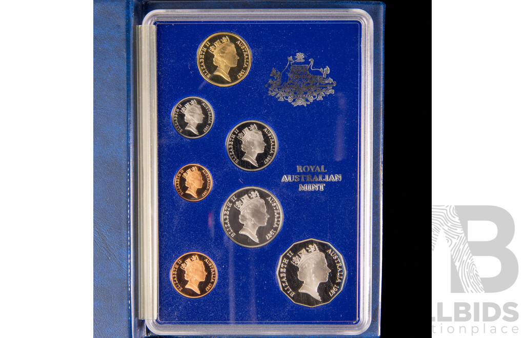 Australian RAM 1987 Seven Proof Coin Set