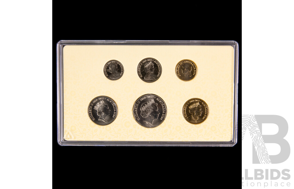 Australian RAM 2024 Six UNC Coin Set, Change of Monarch