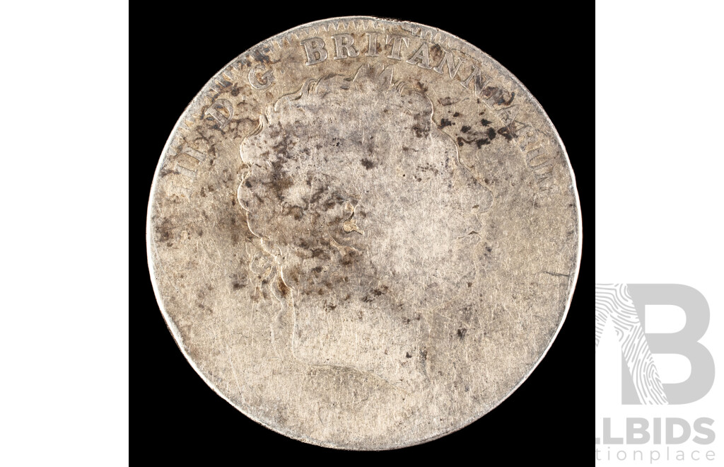 Great Britain 1818-1820 KGIII Silver Crown .925