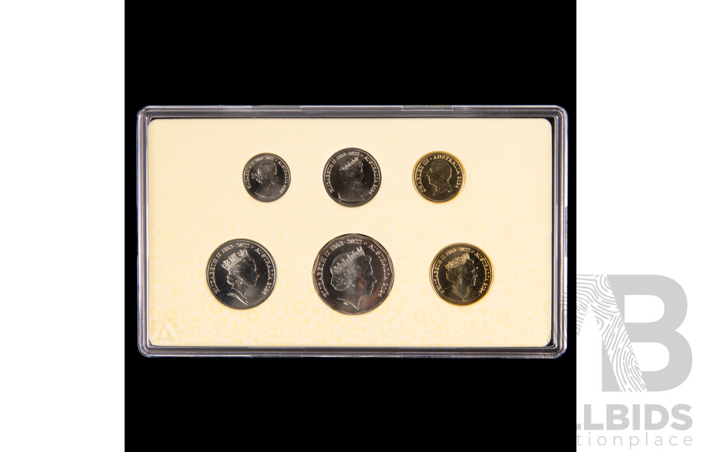 Australian RAM 2024 Six UNC Coin Set, Change of Monarch