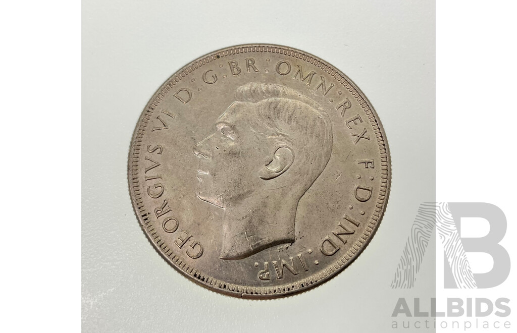 Australian 1937 Silver Crown .925