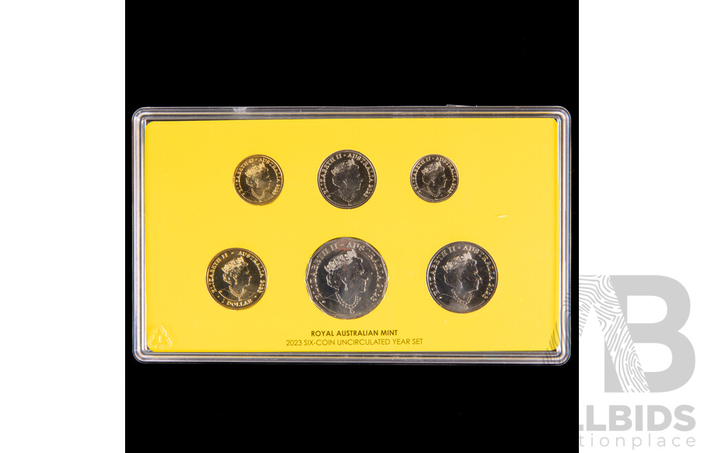 Australian RAM 2023 Six UNC Coin Set, Vegemite One Hundred Years