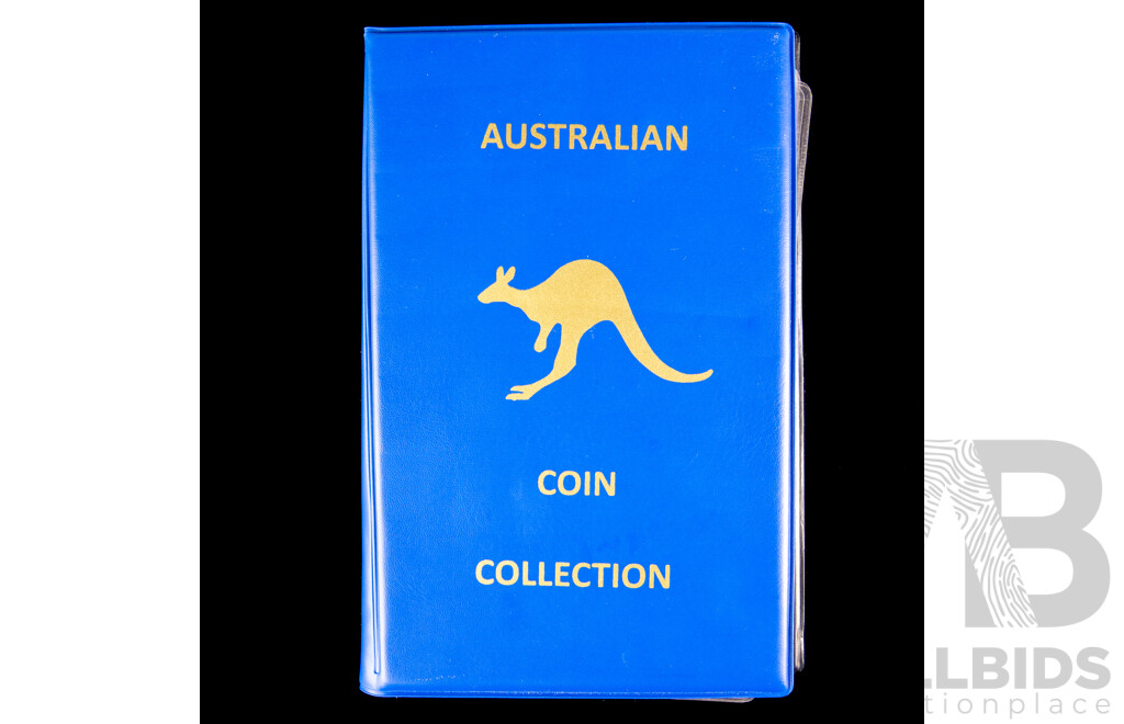 Collection of Australian Commemorative One Dollar, Two Dollar and Twenty Cent Coins Examples Spanning 1986 to 2023