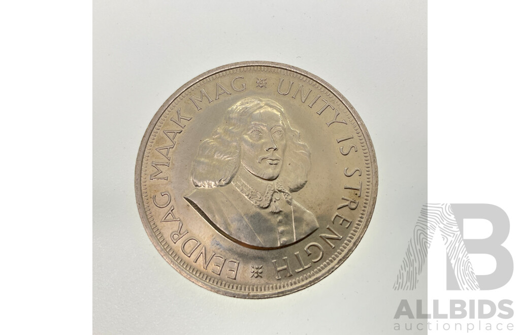 South African 1961 Silver Fifty Cent Coin .500