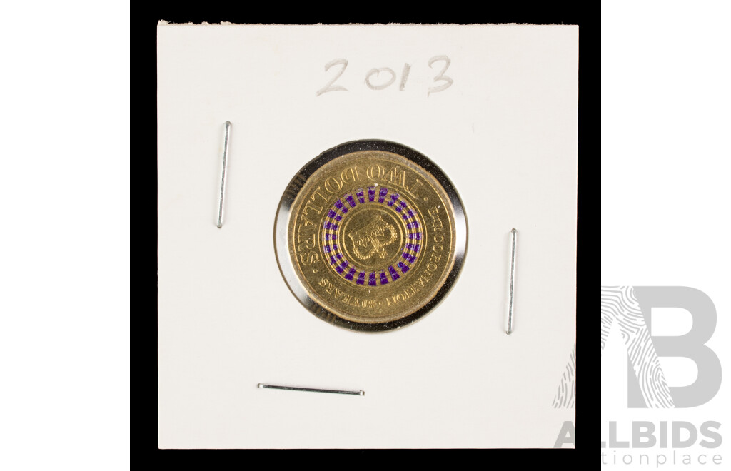 Australian 2013 Two Dollar Coin, QE2 Sixty Years Coronation