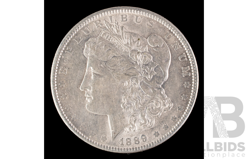 USA 1889 Silver Morgan Dollar .900