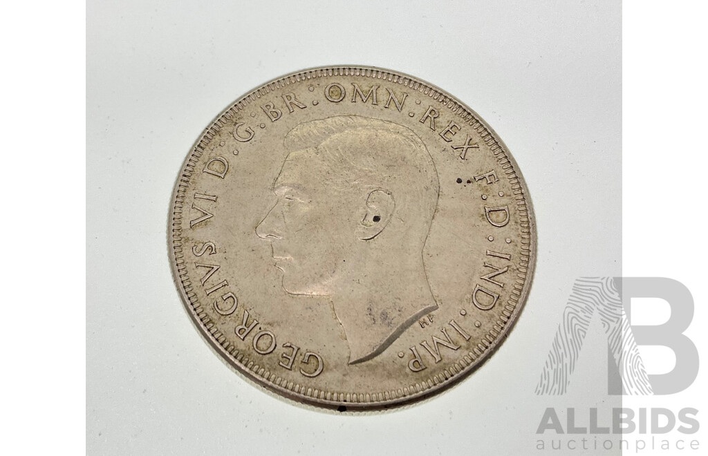 Australian 1937 KGVI Silver Crown .925